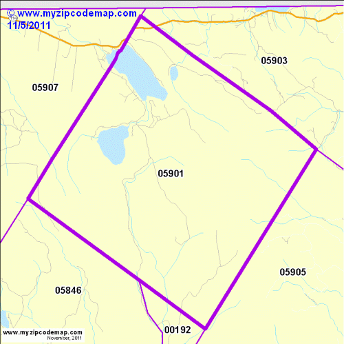 map of 05901