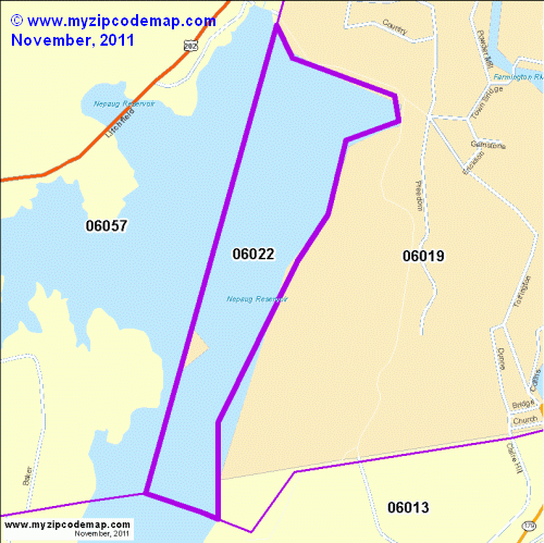 map of 06022