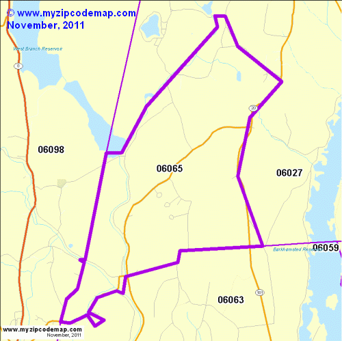 map of 06065