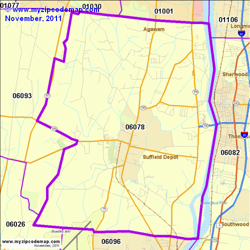 map of 06078