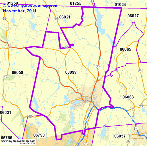 map of 06098