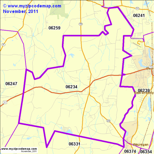 map of 06234