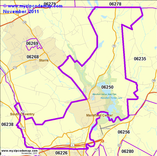 map of 06250