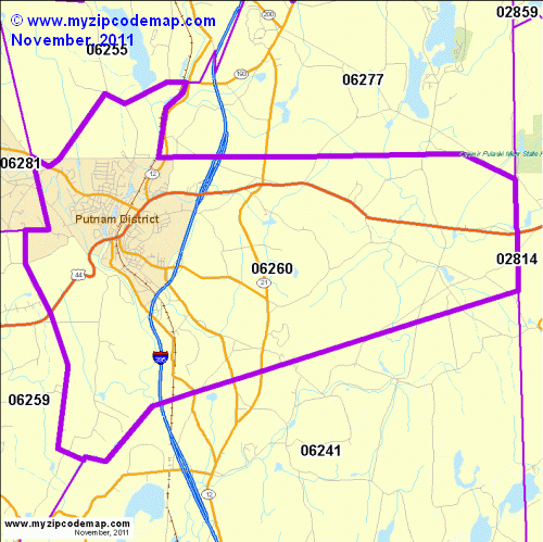 map of 06260