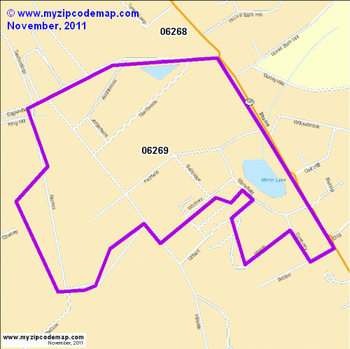 map of 06269