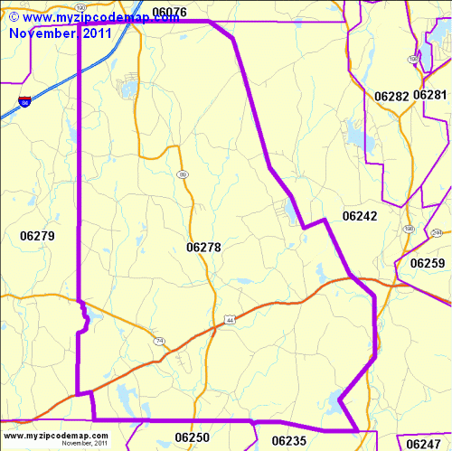 map of 06278