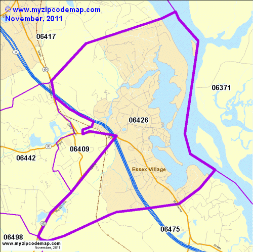 map of 06426