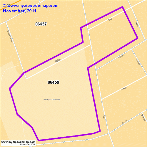 map of 06459