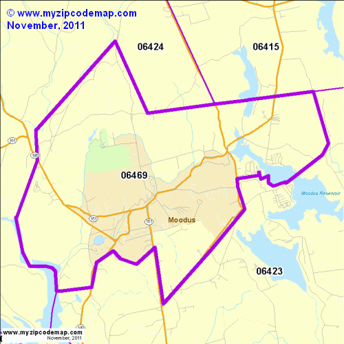 map of 06469