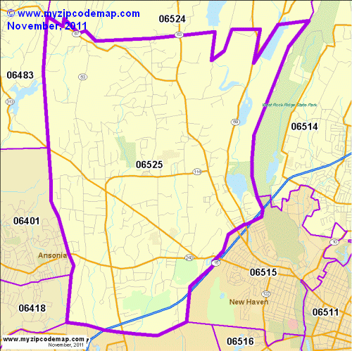 map of 06525