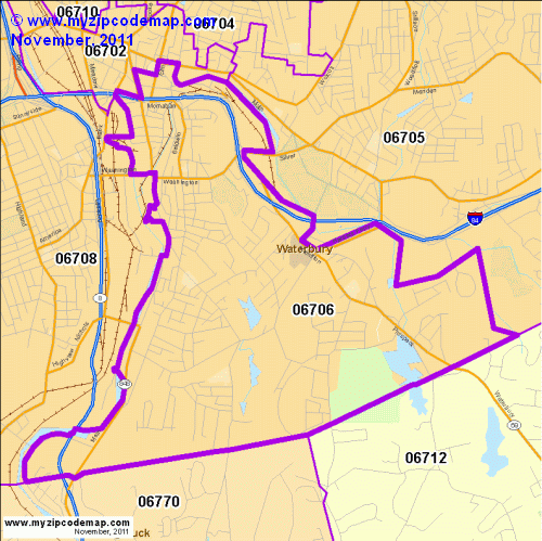 map of 06706