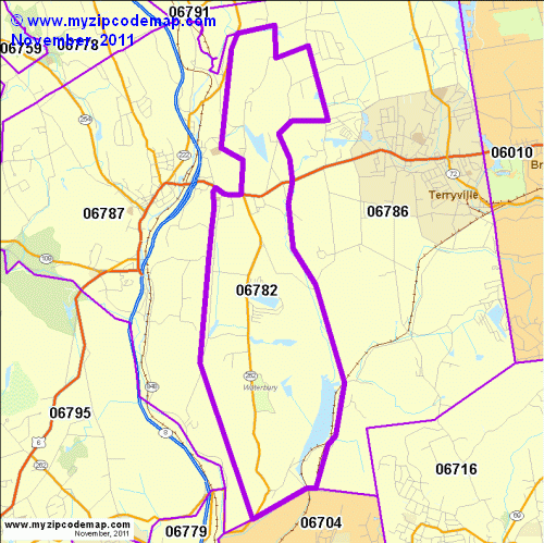 map of 06782