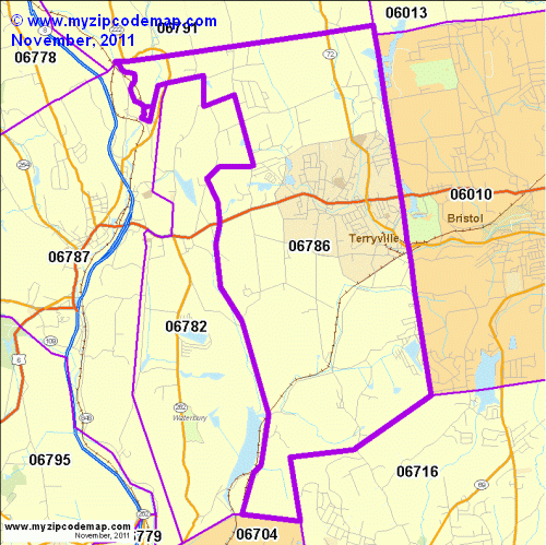 map of 06786