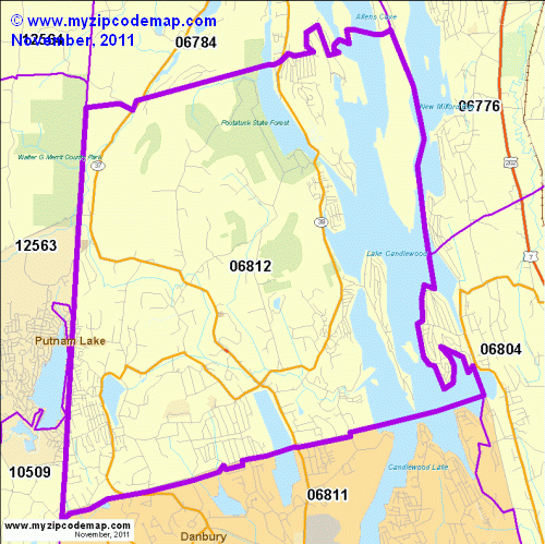 map of 06812