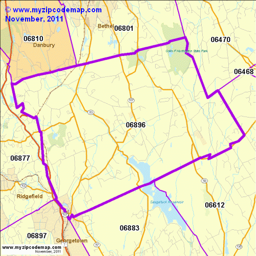 map of 06896