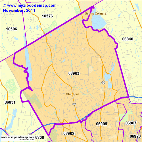 map of 06903