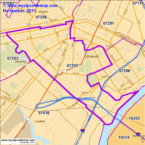 map of 07202