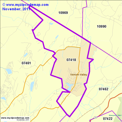 map of 07418