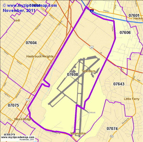 map of 07608