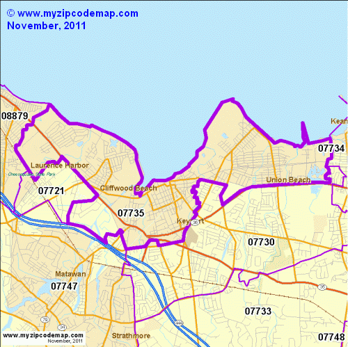 map of 07735