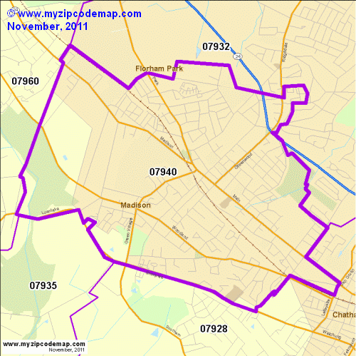 map of 07940