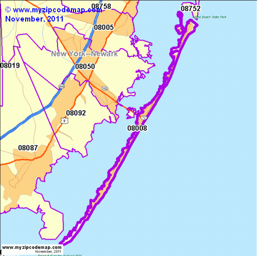 map of 08008