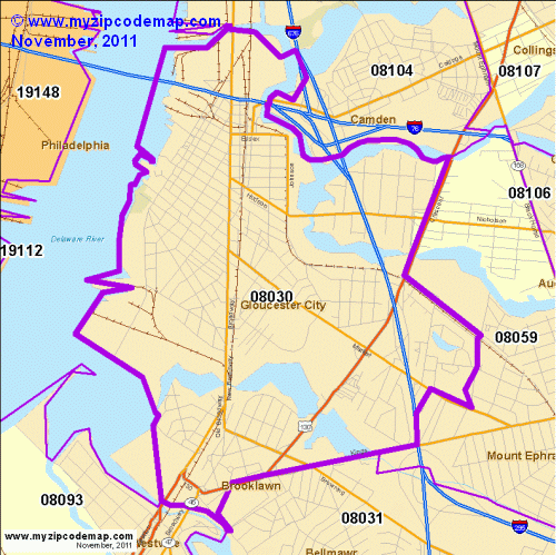 map of 08030