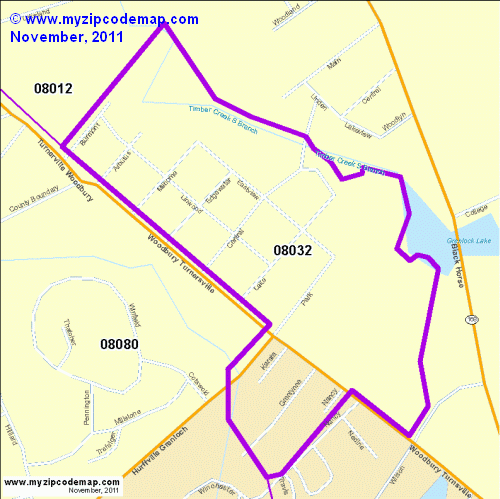 map of 08032