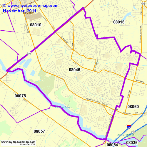 map of 08046