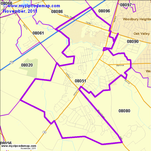 map of 08051