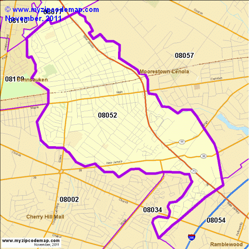 map of 08052