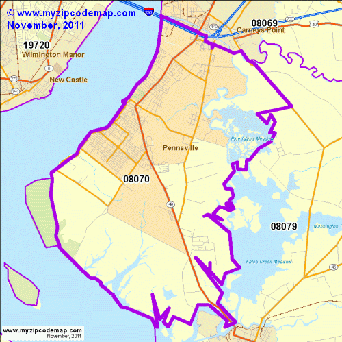 map of 08070