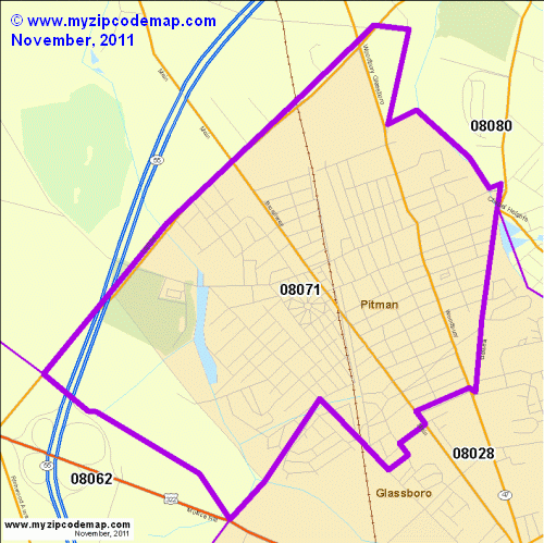 map of 08071