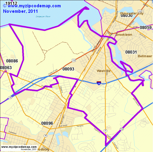 map of 08093