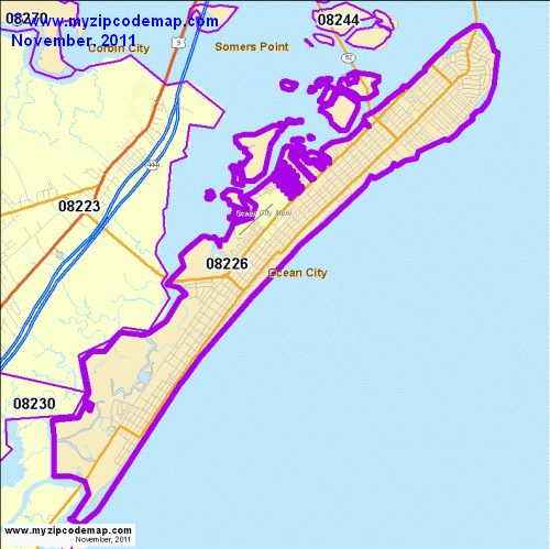 map of 08226