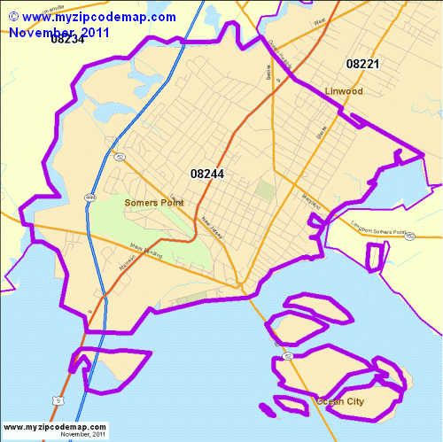 map of 08244