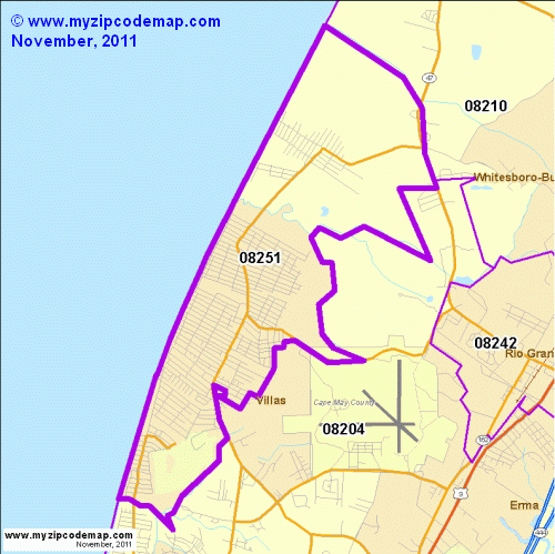 map of 08251