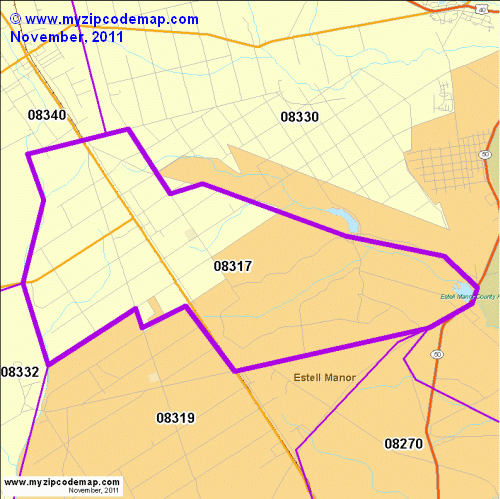 map of 08317