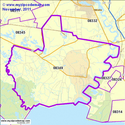 map of 08349