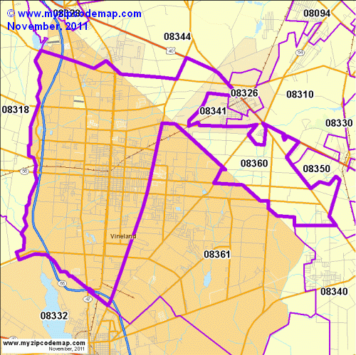 map of 08360