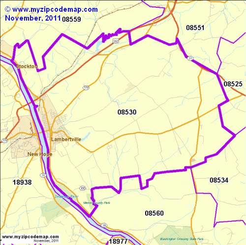 map of 08530