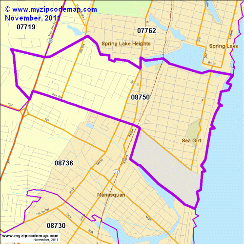 map of 08750