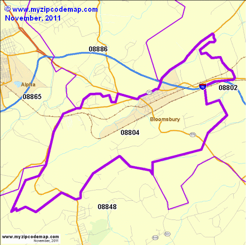 map of 08804