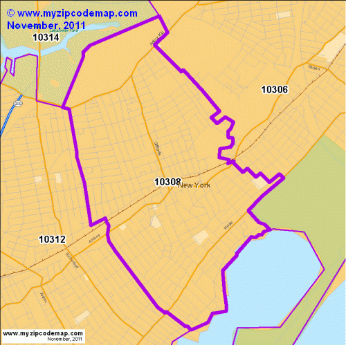 map of 10308