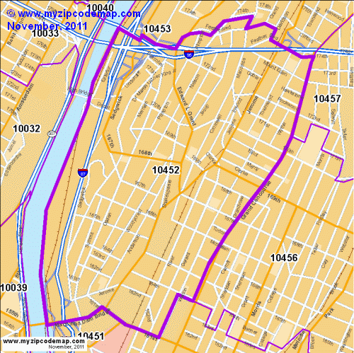 map of 10452