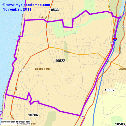 map of 10522