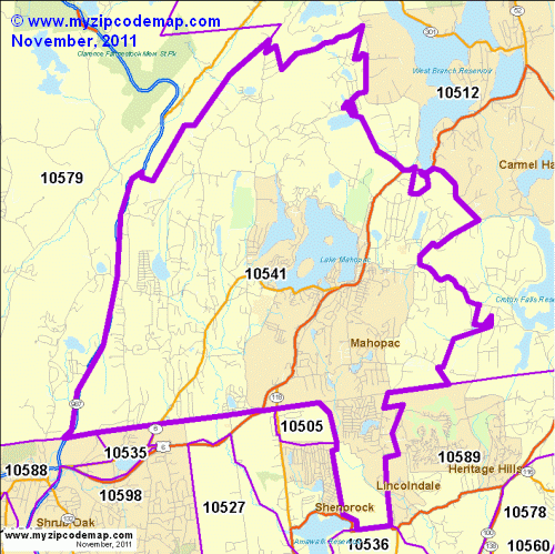 map of 10541