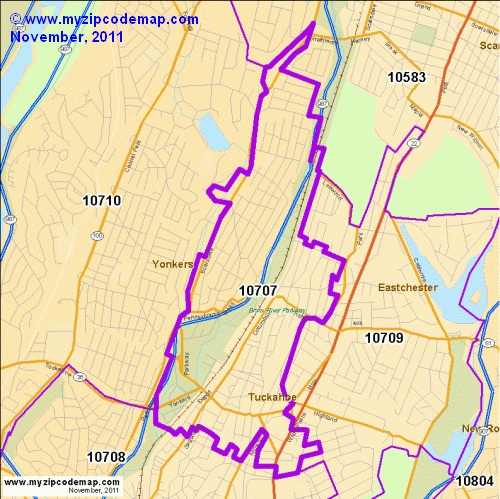 map of 10707