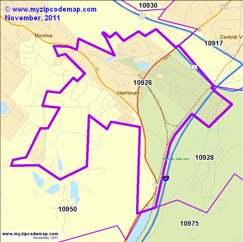 map of 10926