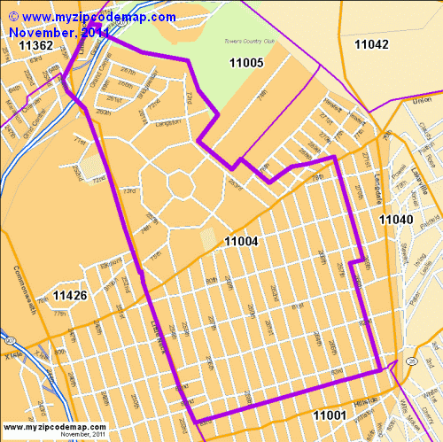 map of 11004